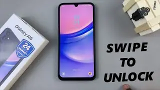 Samsung Galaxy A15: How To Set Screen Lock Type To Swipe