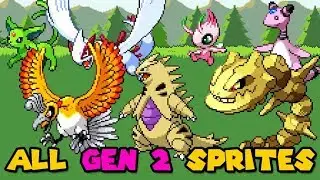 ALL GEN 2 POKEMON & SHINY POKEMON SPRITES