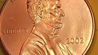 US 2002 Penny Worth $6,600 - United States Lincoln One Cent Coin