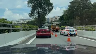 25 Dec 2025 1300 / Accident along ramp from PIE(Tuas) to CTE(SLE)