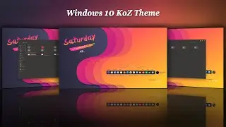 Windows 10 Ko Z Theme  || Best Windows 10 Theme 2021
