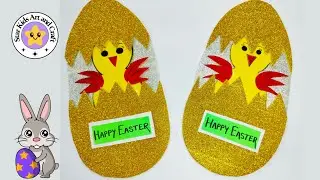How To Make Easter Chicken🐣/  Egg/Easy/Tutorial/ @starkidsartcraft8261