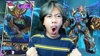 REVIEW SKIN EPIC ATLAS SUNKEN CURSE - Mobile legends