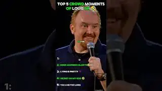 Top 5 Crowdwork Moments Of Louis CK 🤣#standup #comedy #comedyvideo #funny #hilarious