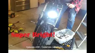 Coleman CT200U Super Bright LED Headlight upgrade!