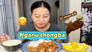 Nganu(Duck)mukbang(requested)😋/#Manipurimukbang/#인도먹방🇮🇳.