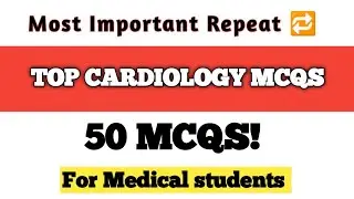 Cardiology MCQS | Most important question ❓