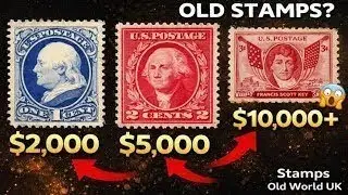 These Old U.S. Stamps Could Be Worth THOUSANDS 💰 | 1&cent;, 2&cent; & 3&cent; Rare Stamp Values