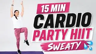 15 min CARDIO HIIT WORKOUT / Calisthenics Workout / FULL BODY FAT LOSS / No Equipment / No Repeats