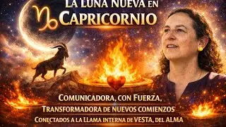 🔊LUNA NUEVA EN CAPRICORNIO 2026. 18 de enero, grado 28.