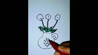 Flower pot # drawing # kids # @jaisvi03 