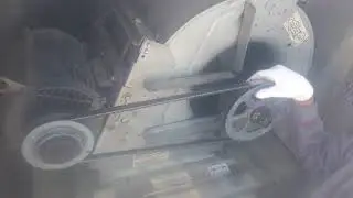 Package  airconditioner noisy replacing v belt