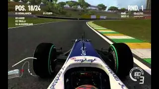 F1 2010 Codemasters | Nico H&uuml;lkenberg Onboard Lap Interlagos