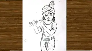 Radha krishna drawing ||Krishna ji basuri drawing||Radha krishna drawing easy #drawing #art