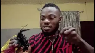watch out on how to get the web, the feathers and aslo the flower.. The fascinator god father
