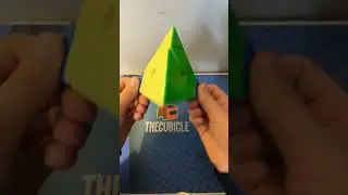 Using a pyraminx for the first time