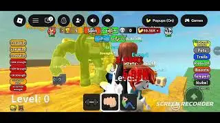 1 strength per click #roblox #games 
