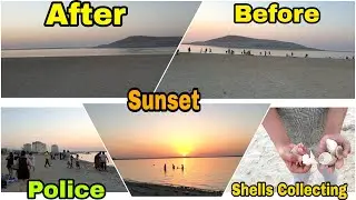 Bahrain Beautiful Beach Outing Vlog | Beautiful Sunset🌅 Salman City Bahrain