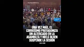 Pleno de la Asamblea fue suspendido tras altercado entre legisladores