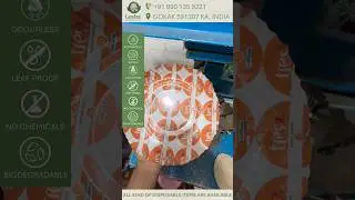 9&rdquo; inch orange design wrinkle paper plate by Leafze products #paperplates #disposableplate #leafze