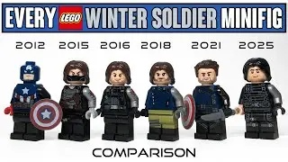 ВСЕ КОГДА-ЛИБО СОЗДАННЫЕ минифигурки LEGO Winter Soldier (с 2012 г. по настоящее время)