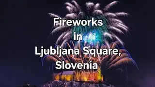 New year 2026 in Ljubljana Square, Slovenia 🇸🇮