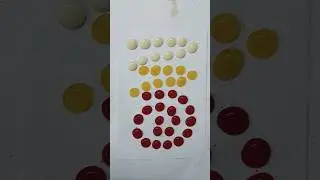 🟡🧁🔴 #mix #paint #youtube #color #shortsfeed #ASMR #viral #video #shorts