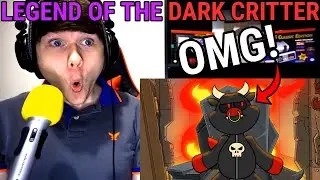 LEGEND of the DARK CRITTER... (Cartoon Animation) @GameToonsOfficial  REACTION!