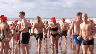 Met een frisse nieuwjaarsduik weer energie voor 2024