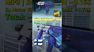 Flag of Finland - MP9 Buff Blue CS2 Craft #cs2 #craft #cs2craft #finland  #memes #csgo