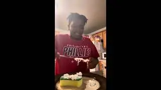 Sponge cake prank on sister Gone right..