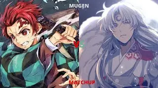 Tanjiro Kamado vs Sesshomaru (Demon Slayer vs Inuyasha) | JUS | Mugen