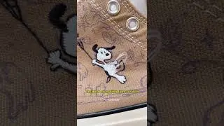 Do you want to wear these on Halloween? Witch Snoopy Shoes