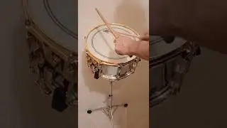 VINTAGE PEARL SESSION ELITE CHROME ON STEEL SNARE DRUM RARE SOUND SAMPLE!