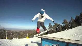 Mt. High Snowboarding -- Andrew Lim at East Side