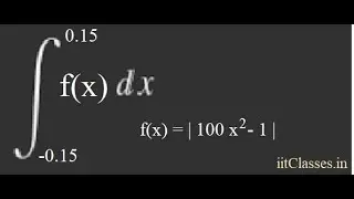 Integrate this complex numerical function | JEE Past Papers