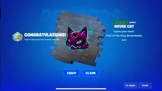 *FREE* EXCLUSIVE HOUSE CAT SPRAY 🏡🐈&zwj;⬛ (FORTNITE GALAXY CUP 4)