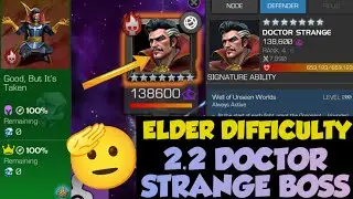 MCOC 2.2 JAN EQ ELDER DIFFICULTY/DOCTOR STRANGE BOSS AND PATH NODES EXPLANATION #kabam #mcoc