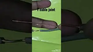 T joint (1/0.13mm cable) lesson-2 #shorts