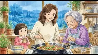 The Rainy Day ! That Changed Everything | Family Cooking Reunion After Years | Ghibli Style ASMR
