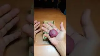 Squished PLAY DOH - Crush in hand #short #playdoh #clay #satisfying