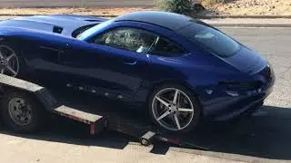 Mercedes-Benz AMG GT just PAINTED and TOWED