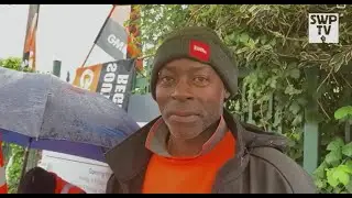 Wealden refuse workers on strike