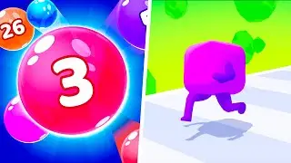 Marble Run 3D vs Cubic Number - Max Level Gameplay (Part 1) 123456789
