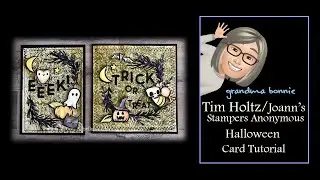 Tim Holtz Joanns Stampers Anonymous Halloween Cards   HD 1080p
