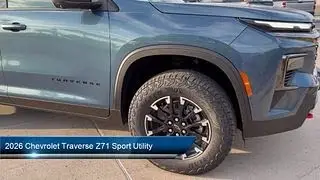 2026 Chevrolet Traverse Z71 Sport Utility Brownsville  Harlingen  McAllen  Corpus Christi