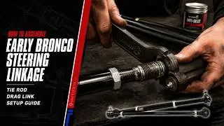 WILD HORSES Clydesdale Tie-Rod и Drag Link Assembly для BRONCO 66-77