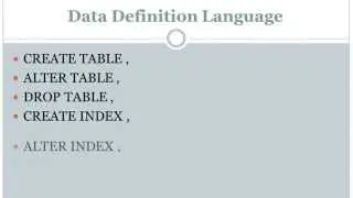 Oracle Database-12c SQL Komut Çeşitleri-1 (Ders-5)