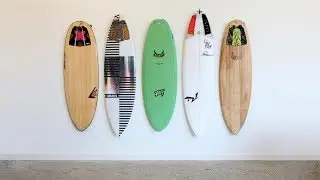 How to Mount Your Surfboard on a Wall Vertically