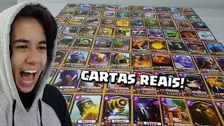 MONTEI UM DECK ALEAT&Oacute;RIO COM AS CARTAS REAIS DO CLASH ROYALE!